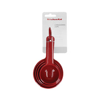 KitchenAid Maßlöffel-Set Core Kaiserrot Kunststoff 4-teilig - 237/118/79/59 ml