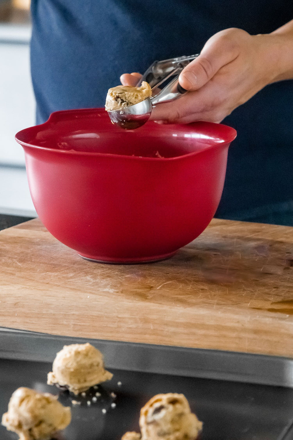 KitchenAid Rühr-/Mischschüssel Core Kunststoff Kaiserrot 2,4/3,3/4,3L - 3er-Set