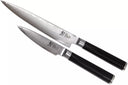 Kai Shun Classic Messerset - 32-lagiger Damaststahl - (Büromesser + Universalmesser) 2-teilig - DMS-210