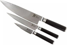 Kai Shun Classic Messerset – 32 Lagen Damaststahl – (Büromesser + Universalmesser + Kochmesser) 3-teilig – DMS-300