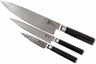 Kai Shun Classic Messerset – 32 Lagen Damaststahl – (Büromesser + Universalmesser + Kochmesser) 3-teilig – DMS-300
