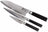 Kai Shun Classic Messerset - 32-lagiger Damaststahl - (Büromesser + Universalmesser + Santokumesser) 3-teilig - DMS-310
