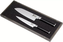 Kai Shun Classic Messerset – 32 Lagen Damaszenerstahl – (Universalmesser + Santokumesser) 2-teilig – DMS-230