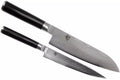 Kai Shun Classic Messerset – 32 Lagen Damaszenerstahl – (Universalmesser + Santokumesser) 2-teilig – DMS-230