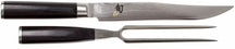 Kai Shun Classic Tranchierset - 32-lagiger Damaststahl - (Tranchiermesser + Tranchiergabel) - 2-teilig - DMS-200