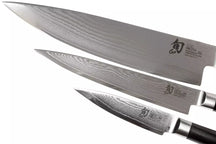 Kai Shun Classic Messerset – 32 Lagen Damaststahl – (Büromesser + Universalmesser + Kochmesser) 3-teilig – DMS-300