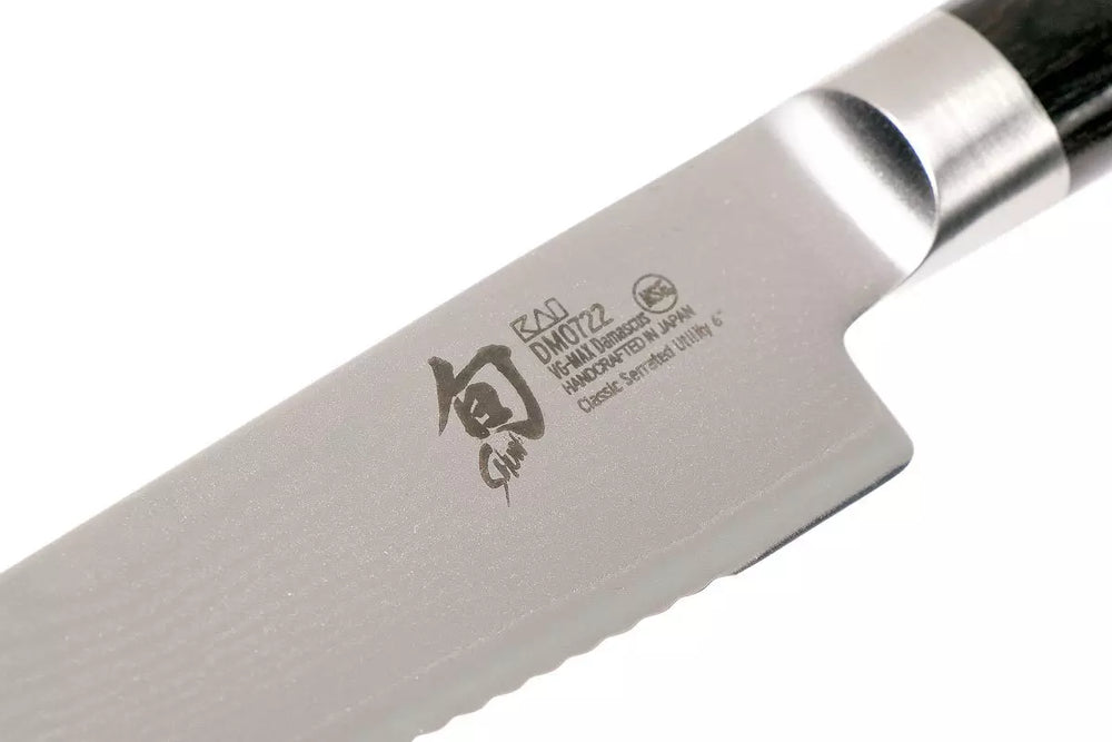 Kai Shun Classic Tomatenmesser - 32-lagiger Damaststahl - 15 cm - DM-0722