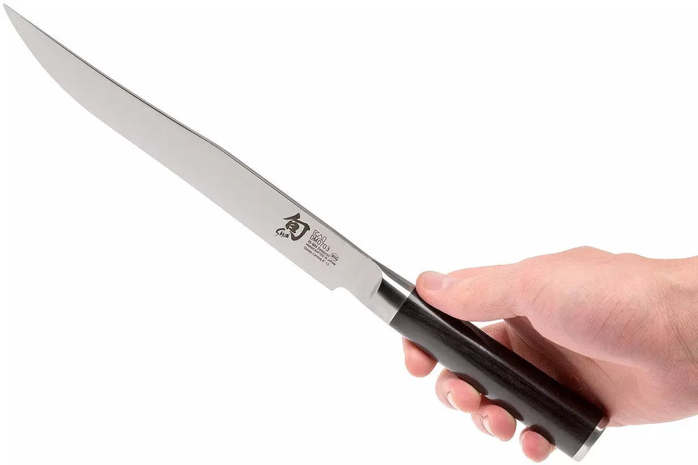 Kai Shun Classic Tranchierset - 32-lagiger Damaststahl - (Tranchiermesser + Tranchiergabel) - 2-teilig - DMS-200
