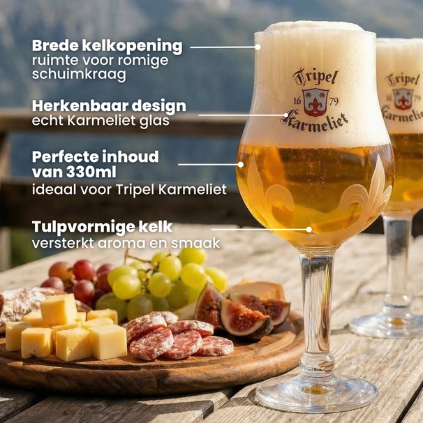 Karmeliet Biergläser 330 ml - 6 Stück