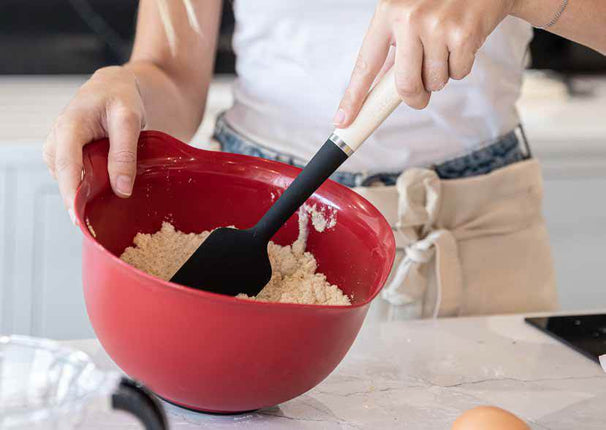 KitchenAid Rühr-/Mischschüssel Core Kunststoff Kaiserrot 2,4/3,3/4,3L - 3er-Set