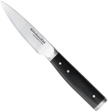 KitchenAid Officemesser Gourmet Edelstahl 9 cm Schwarz/Silber - Schälmesser