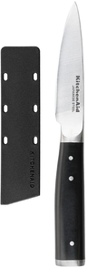 KitchenAid Officemesser Gourmet Edelstahl 9 cm Schwarz/Silber - Schälmesser