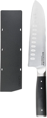 KitchenAid Santokumesser Gourmet Edelstahl 18 cm Schwarz/Silber - Küchenmesser