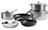 KitchenAid Topfset Multi-Ply Edelstahl 6-teilig - Kochtöpf ø 20, 24 cm, Stieltopf ø 16 cm, Bratpfanne ø 28 cm + Bratpfanne Classic Forged ø 24 & 28 cm