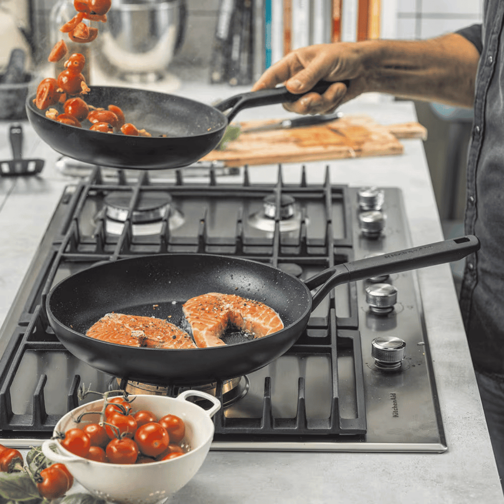 KitchenAid Bratpfannenset Classic Forged - ø 20, 24 & 28 cm - keramische Antihaftbeschichtung