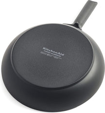 KitchenAid Topfset Multi-Ply Edelstahl 6-teilig - Kochtöpf ø 20, 24 cm, Stieltopf ø 16 cm, Bratpfanne ø 28 cm + Bratpfanne Classic Forged ø 24 & 28 cm