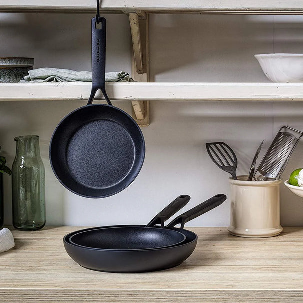 KitchenAid Bratpfannenset Classic Forged - ø 20, 24 & 28 cm - keramische Antihaftbeschichtung