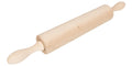 Cookinglife Teigroller Buchenholz Braun 43,5 cm - Nudelholz mit Kugellagern