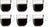 Leonardo Napoli Kaffeegläser 280 ml - 6 Stück