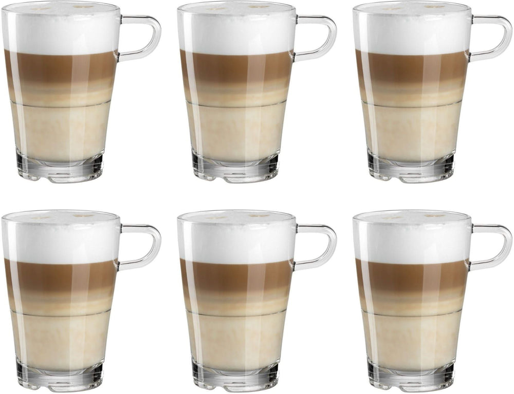 Leonardo Latte Macchiato Gläser Senso – Stapelbar – 350 ml – 6 Stück