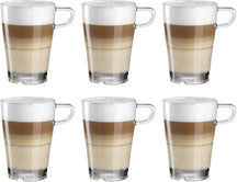 Leonardo Latte Macchiato Gläser Senso – Stapelbar – 350 ml – 6 Stück