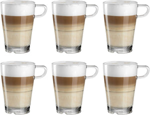 Leonardo Latte Macchiato Gläser Senso – Stapelbar – 350 ml – 6 Stück