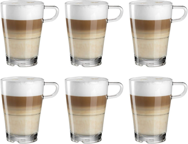 Leonardo Latte Macchiato Gläser Senso – Stapelbar – 350 ml – 6 Stück