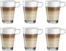 Leonardo Latte Macchiato Gläser Senso – Stapelbar – 350 ml – 6 Stück