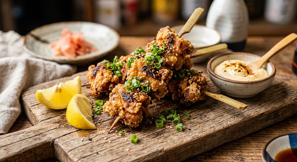 Japanisches Streetfood aus eigener Küche, direkt von der Pfanne auf den Tisch.