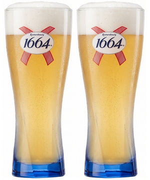 Kronenbourg 1664 Blanc Biergläser 250 ml - 2 Stück