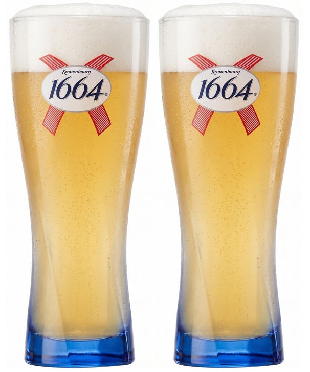 Kronenbourg 1664 Blanc Biergläser 330 ml - 2 Stück