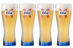 Kronenbourg 1664 Blanc Biergläser 250 ml - 4 Stück