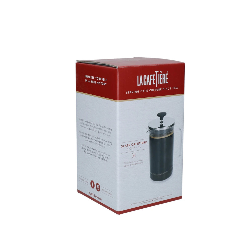 La Cafetiere cafetiere Glas 1 L / 8 Tassen - French Press, Stempelkanne