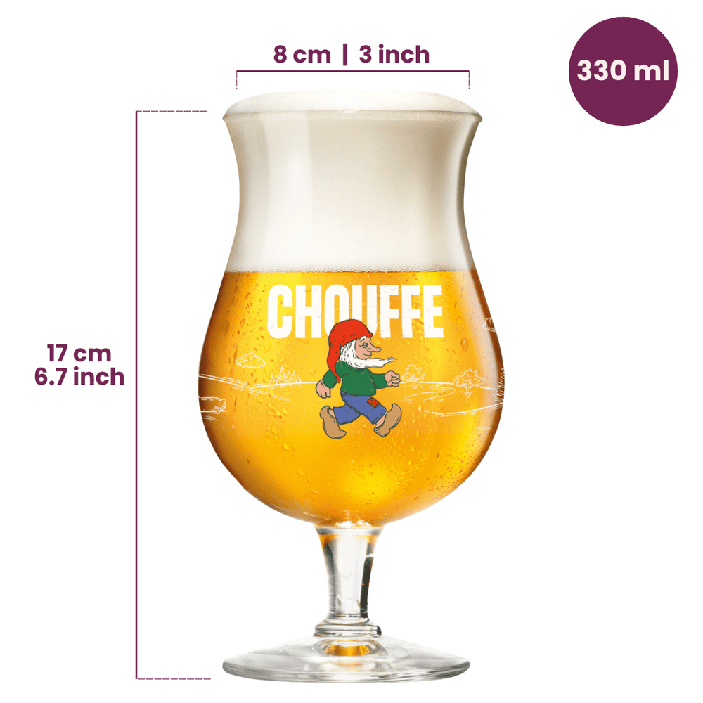 La Chouffe Biergläser - 330 ml - 2er-Pack