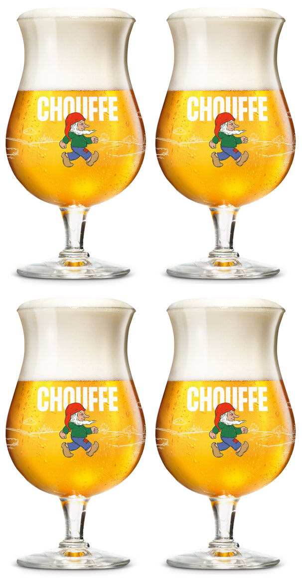 La Chouffe Biergläser 330 ml - 4 Stück
