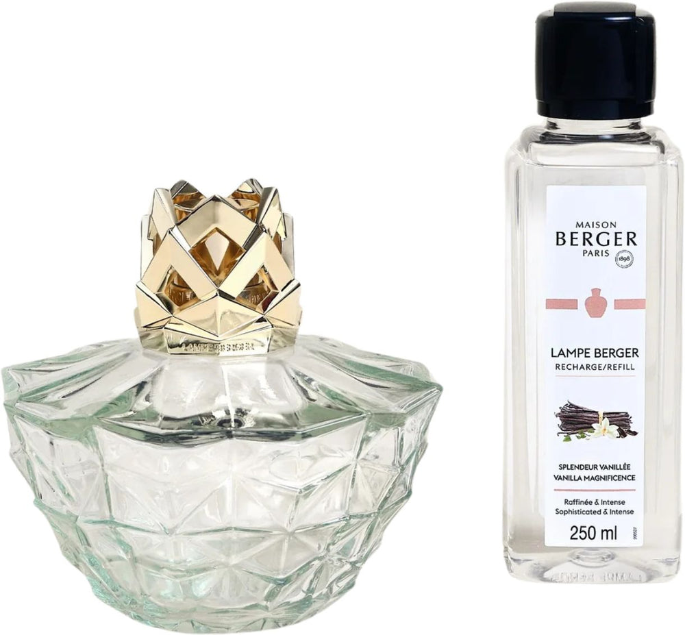 Maison Berger Geschenkset - Duftbrenner Splendeur Vanillée / Vanilla Magnificence - Transparent