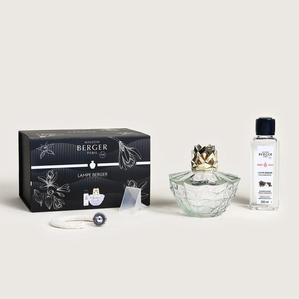 Maison Berger Geschenkset - Duftbrenner Splendeur Vanillée / Vanilla Magnificence - Transparent