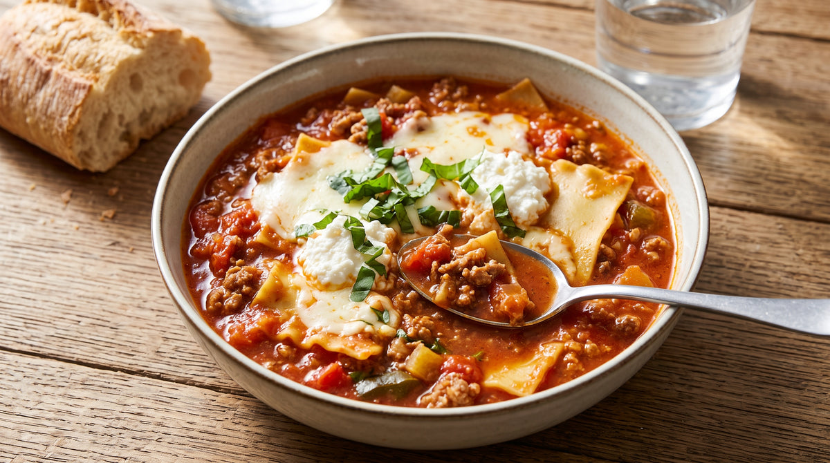 Alle Aromen von Lasagne, aber in einer dampfenden Schüssel