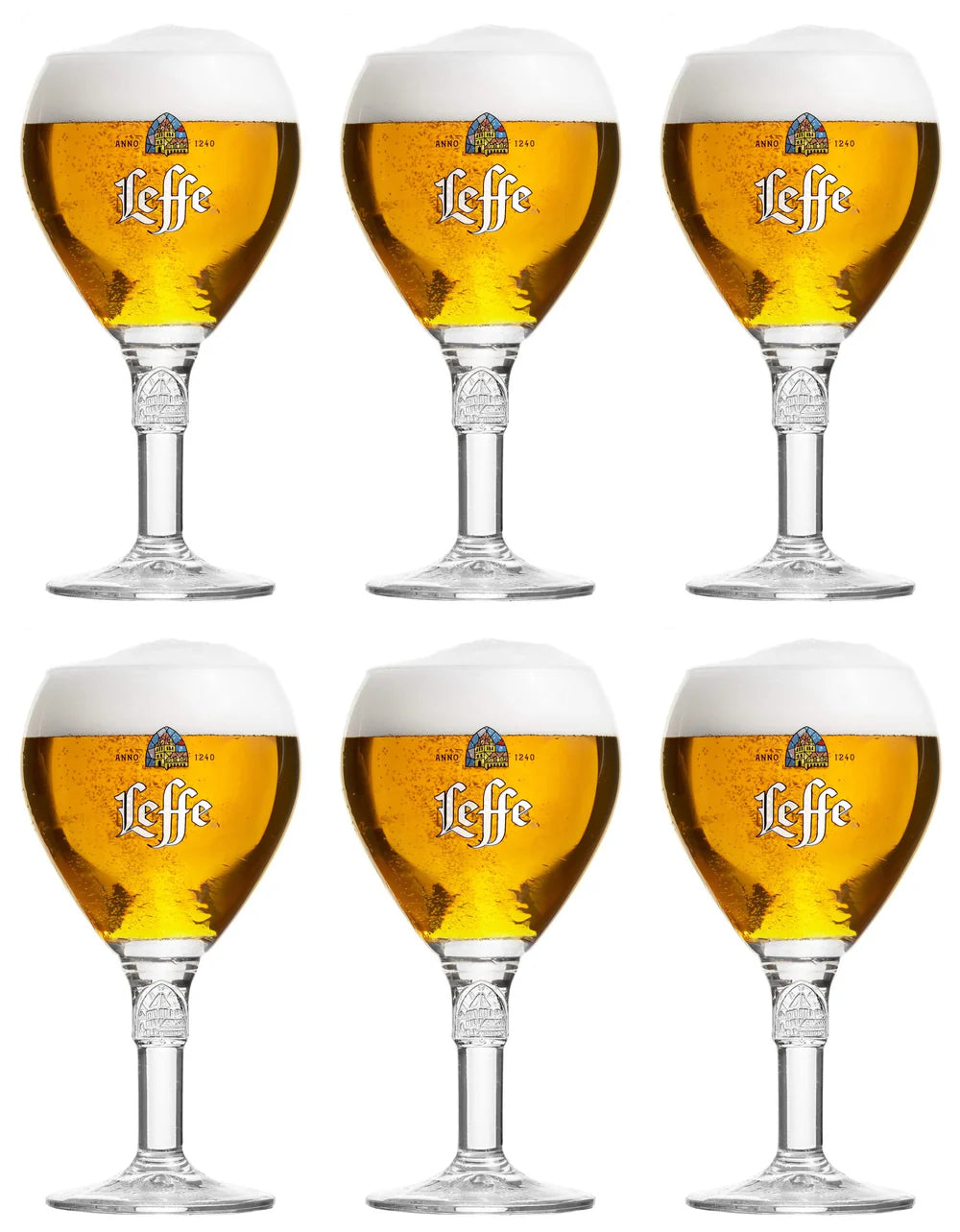 Leffe Biergläser 250 ml - 6 Stück