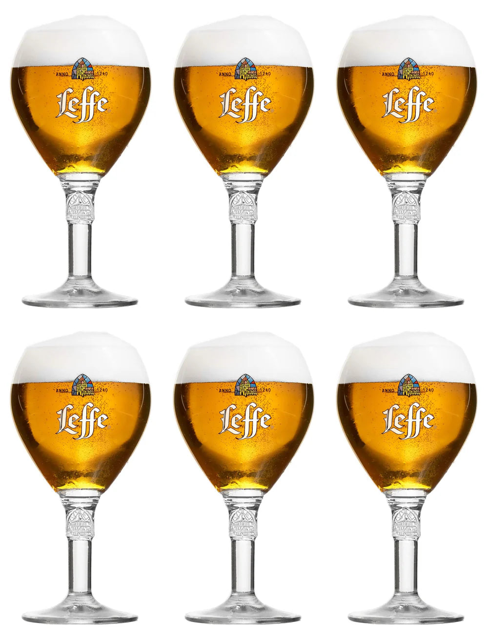 Leffe Biergläser 330 ml - 6 Stück