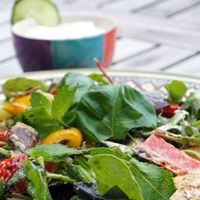 Leckerer, frischer Salat