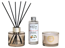 Maison Berger Geschenkset – Duftstäbchen &amp; Duftkerze – Eternity Nude – Lady Flower 