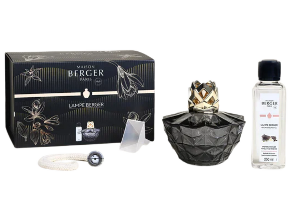 Maison Berger Geschenkset - Duftbrenner Splendeur Vanillée / Vanilla Magnificence - Schwarz