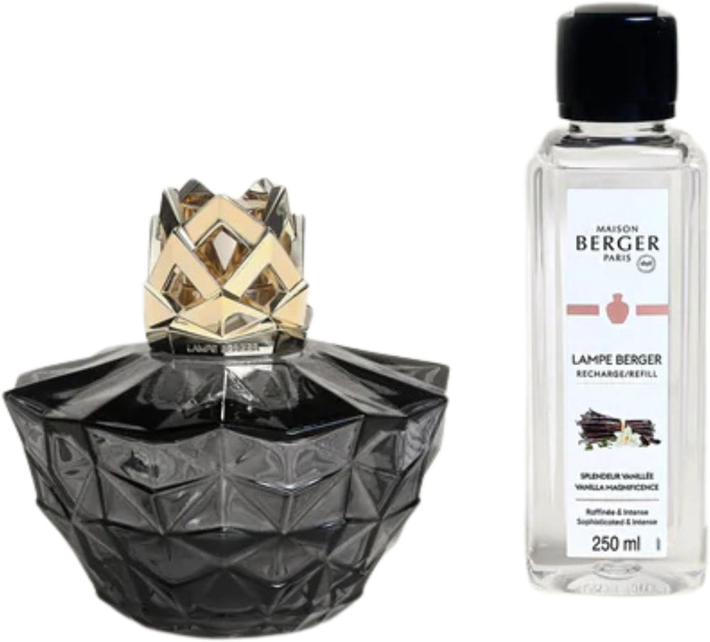 Maison Berger Geschenkset - Duftbrenner Splendeur Vanillée / Vanilla Magnificence - Schwarz