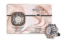 Maison Berger Autodiffuser Metall 4,5cm - Autoduft mit Nachfüllung - Silber