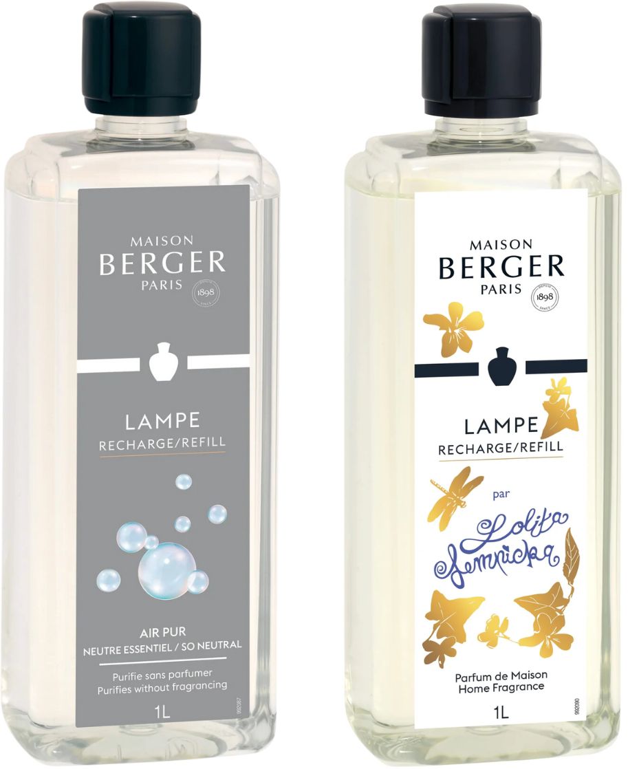 Maison Berger Nachfüllpackungen - für Duftbrenner - So Neutral + Lolita Lempicka - 2 x 1 Liter