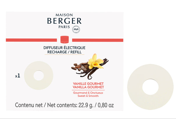 Maison Berger Nachfüllung Keramik Weiß 86 mm - Nomad Duft - Vanille Gourmet