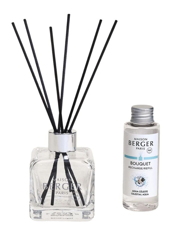 Maison Berger Duftstäbchen Glas 100 ml - Raumduft Nachfüllung - Celestial Aqua