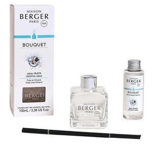 Maison Berger Duftstäbchen Glas 100 ml - Raumduft Nachfüllung - Celestial Aqua