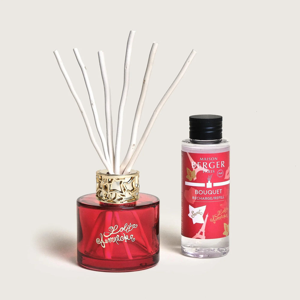 Maison Berger Geschenkset Duo Lolita Lempicka Sweet - Duftstäbchen 80 ml &amp; Raumspray 50 ml - Rot